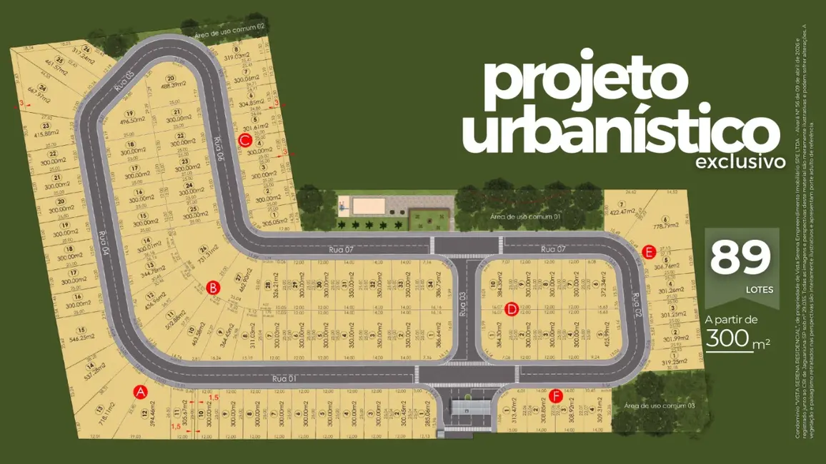 Foto 3 de Terreno / Lote à venda, 300m2 em Jaguariuna - SP