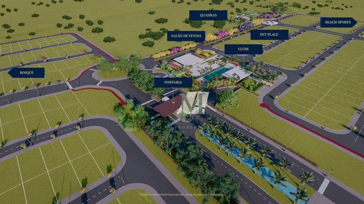 Foto 5 de Terreno / Lote à venda, 200m2 em Parque Brasil 500, Paulinia - SP