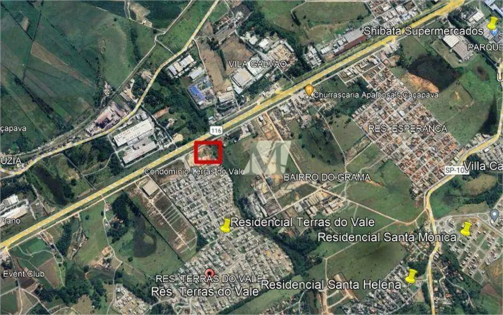 Foto 3 de Terreno / Lote à venda, 5446m2 em Cacapava - SP