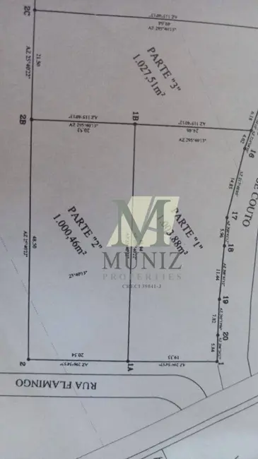 Foto 2 de Terreno / Lote à venda, 1000m2 em Santa Mônica, Cacapava - SP