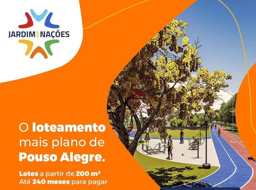 Foto 1 de Terreno / Lote à venda, 200m2 em Pouso Alegre - MG