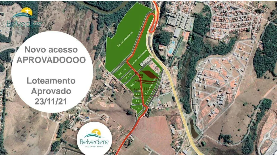 Foto 4 de Terreno / Lote à venda, 300m2 em Jardim Belvedere, Pouso Alegre - MG