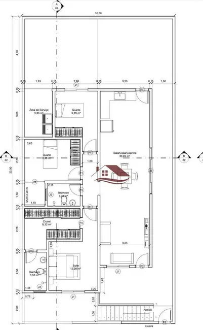 Casa com 3 quartos à venda, 200m2 em Parque Real, Pouso Alegre - MG - imagem 5 Foto 5 de Casa com 3 quartos à venda, 200m2 em Parque Real, Pouso Alegre - MG