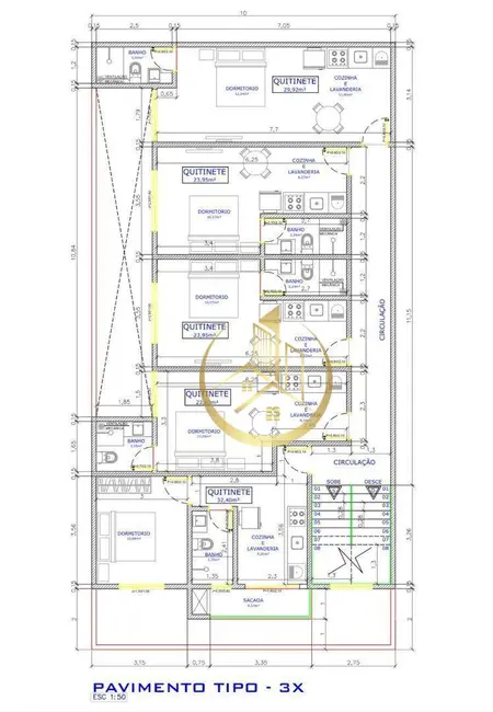 Foto 1 de Apartamento com 1 quarto à venda, 24m2 em Santa Filomena, Pouso Alegre - MG