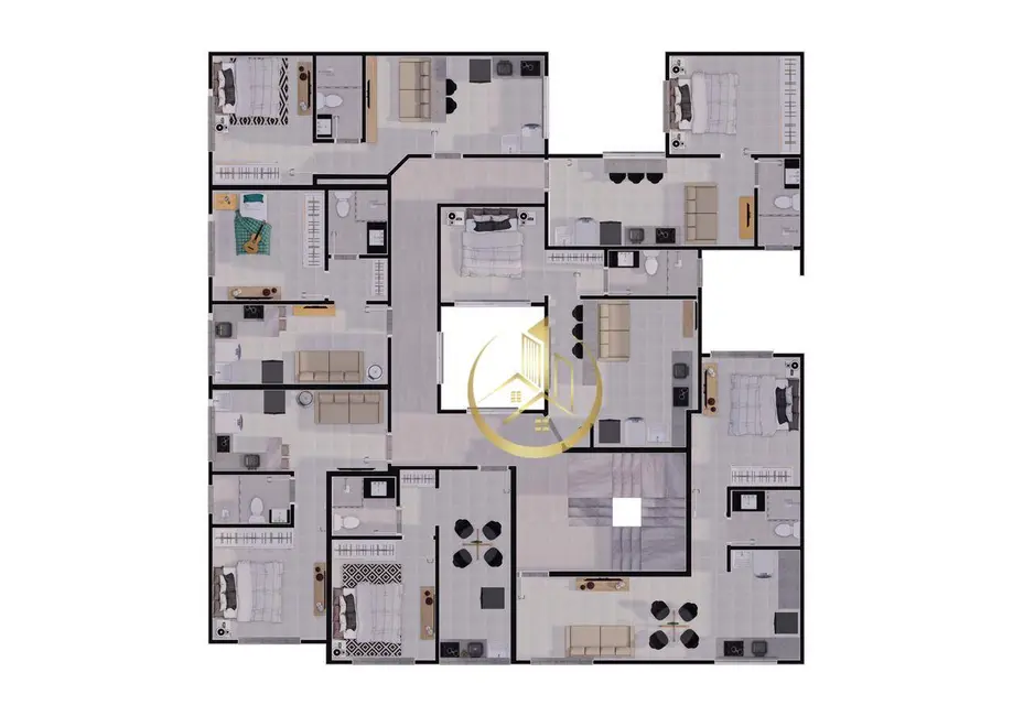 Apartamento com 1 quarto à venda, 32m2 em Boa Vista, Pouso Alegre - MG - imagem 6 Foto 6 de Apartamento com 1 quarto à venda, 32m2 em Boa Vista, Pouso Alegre - MG