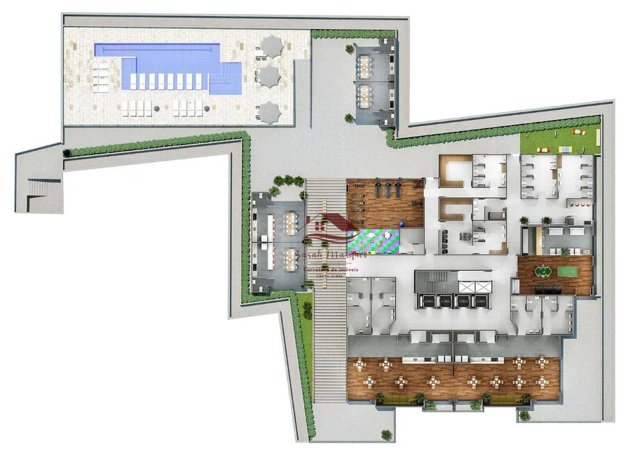 Apartamento com 1 quarto à venda, 55m2 em Centro, Pouso Alegre - MG - imagem 3 Foto 3 de Apartamento com 1 quarto à venda, 55m2 em Centro, Pouso Alegre - MG
