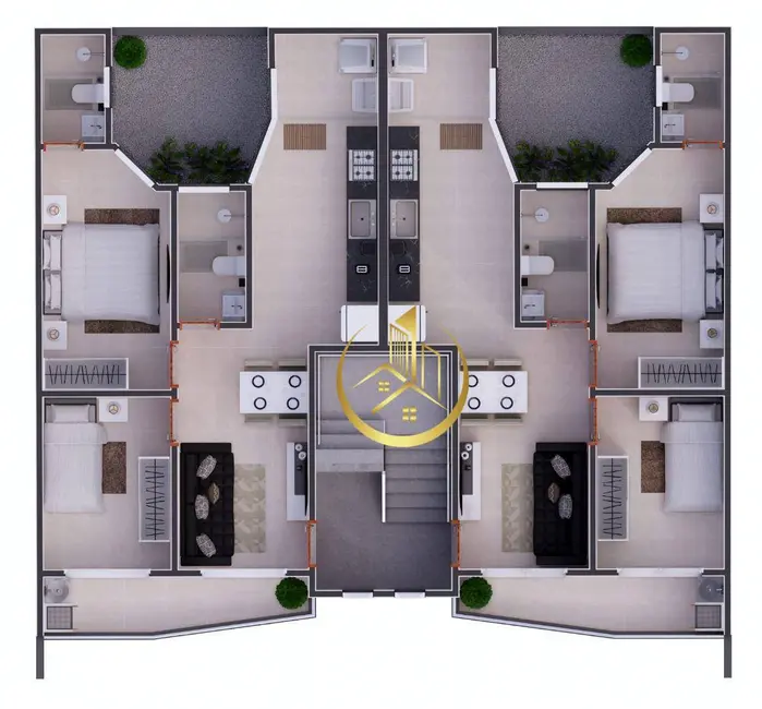 Apartamento com 2 quartos à venda, 56m2 em Nhá Chica, Pouso Alegre - MG - imagem 3 Foto 3 de Apartamento com 2 quartos à venda, 56m2 em Nhá Chica, Pouso Alegre - MG