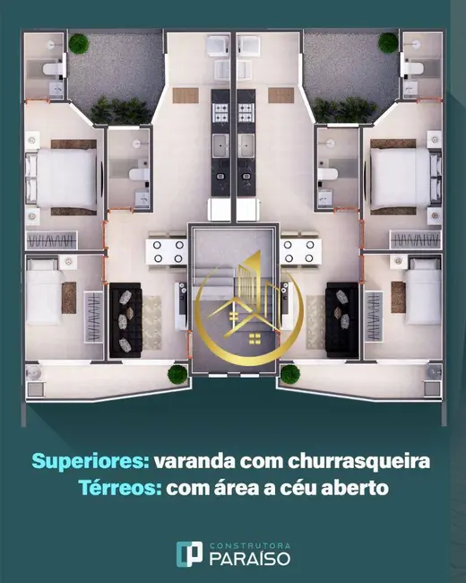 Apartamento com 2 quartos à venda, 56m2 em Nhá Chica, Pouso Alegre - MG - imagem 7 Foto 7 de Apartamento com 2 quartos à venda, 56m2 em Nhá Chica, Pouso Alegre - MG