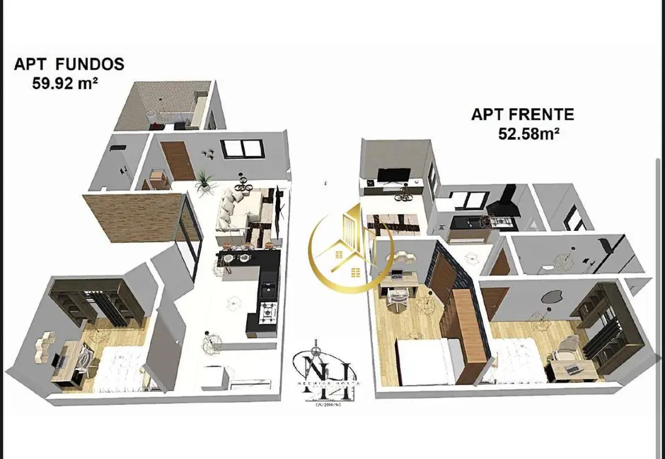 Foto 7 de Apartamento com 2 quartos à venda, 52m2 em Cidade Vergani, Pouso Alegre - MG