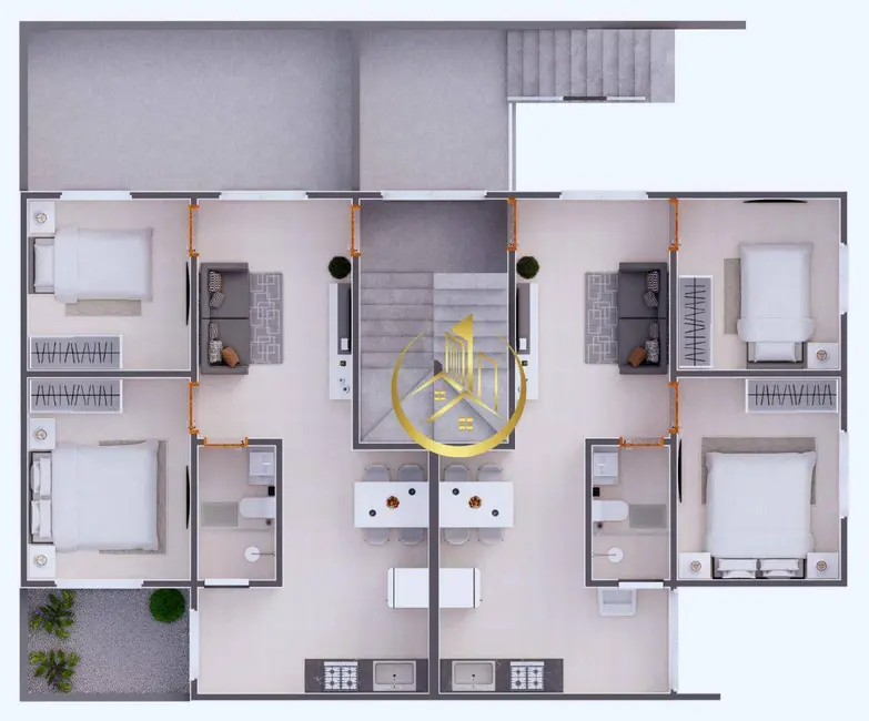 Foto 2 de Apartamento com 2 quartos à venda, 55m2 em Pão de Açúcar, Pouso Alegre - MG