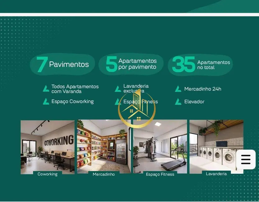 Foto 3 de Apartamento com 3 quartos à venda, 76m2 em Jardim Esplanada, Pouso Alegre - MG