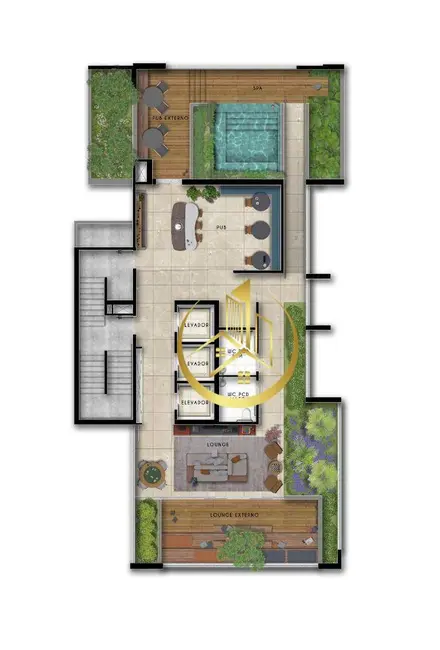 Foto 6 de Apartamento com 2 quartos à venda, 68m2 em Nossa Senhora Aparecida, Pouso Alegre - MG