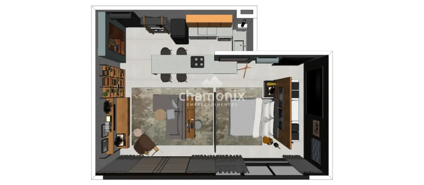 Foto 6 de Sala Comercial com 1 quarto à venda, 56m2 em Coqueiros, Florianopolis - SC