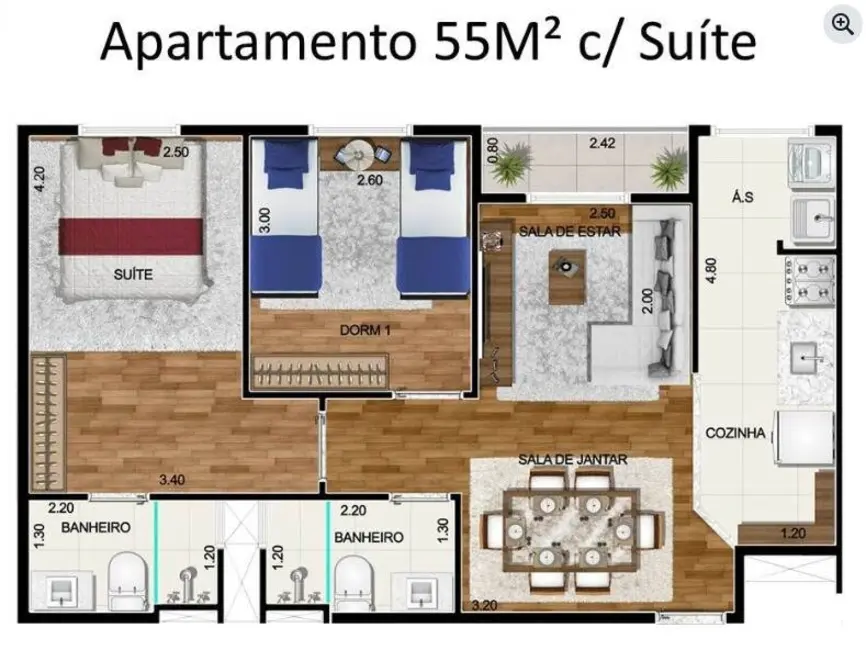 Foto 2 de Apartamento à venda em Centro, São Paulo - SP