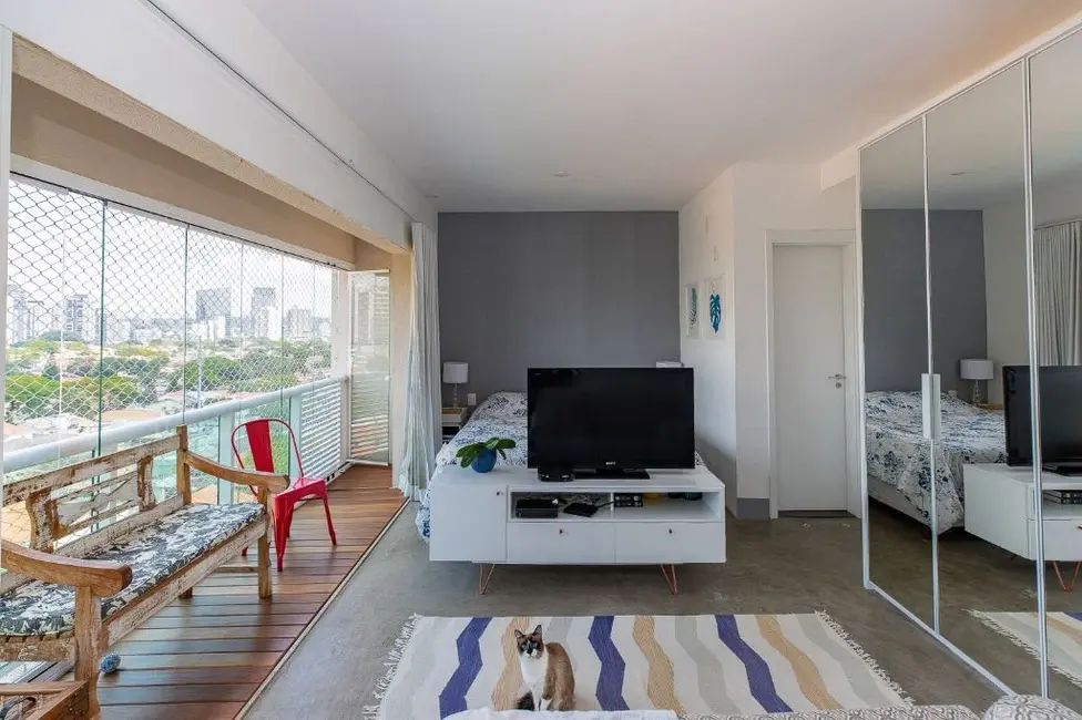 Foto 1 de Apartamento com 1 quarto à venda, 57m2 em Brooklin Paulista, São Paulo - SP