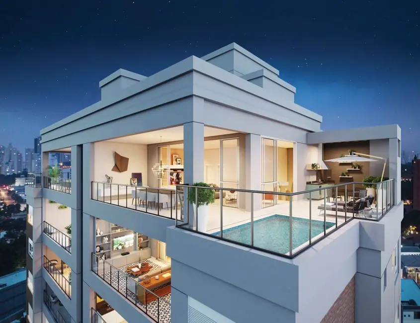 Apartamento com 4 quartos à venda, 163m2 em Moema, São Paulo - SP - imagem 9 Foto 9 de Apartamento com 4 quartos à venda, 163m2 em Moema, São Paulo - SP