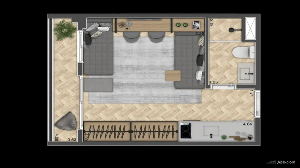 Kitnet com 1 quarto à venda, 24m2 em Perdizes, São Paulo - SP - imagem 8 Foto 8 de Kitnet com 1 quarto à venda, 24m2 em Perdizes, São Paulo - SP