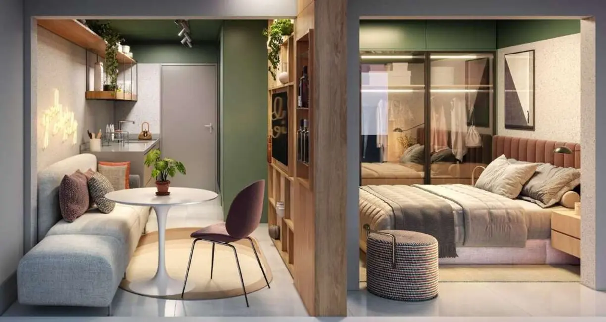 Apartamento com 2 quartos à venda, 56m2 em Bela Vista, São Paulo - SP - imagem 3 Foto 3 de Apartamento com 2 quartos à venda, 56m2 em Bela Vista, São Paulo - SP
