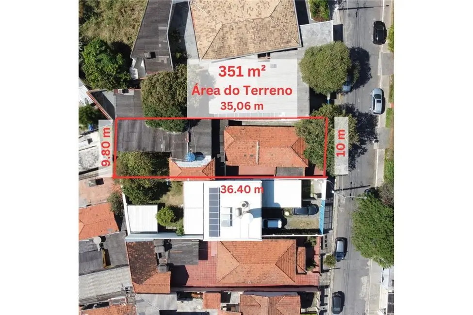 Foto 1 de Terreno / Lote à venda, 351m2 em Butantã, São Paulo - SP