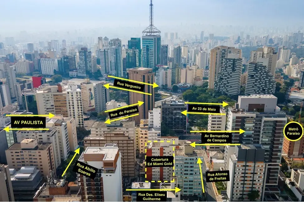 Foto 8 de Cobertura com 1 quarto à venda, 103m2 em Paraíso, São Paulo - SP