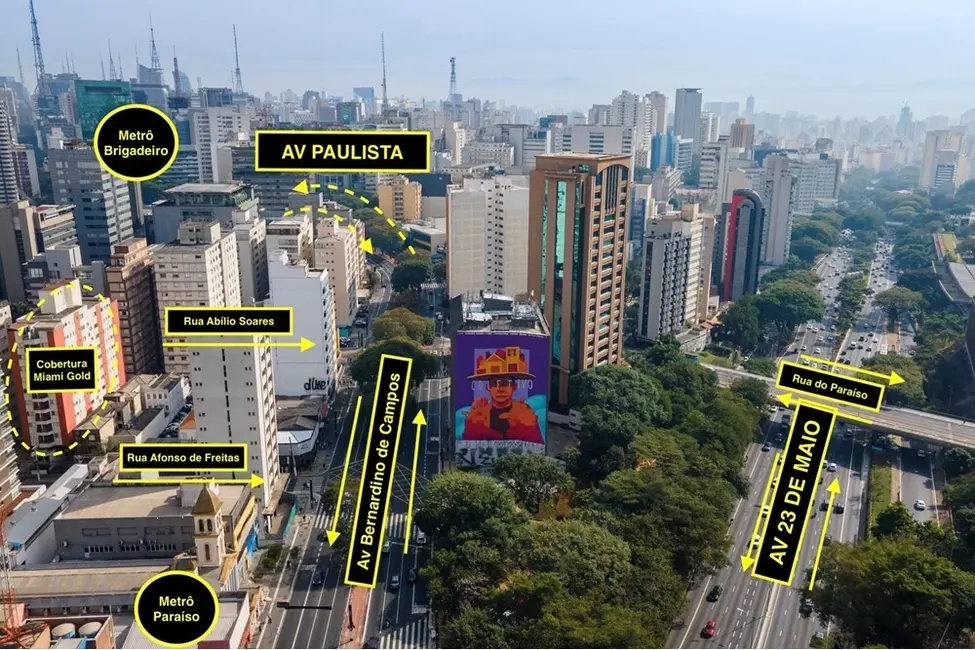 Foto 9 de Cobertura com 1 quarto à venda, 103m2 em Paraíso, São Paulo - SP