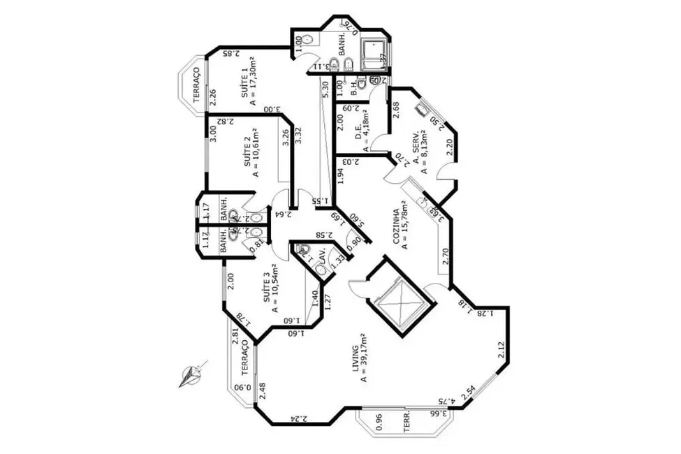 Foto 6 de Apartamento com 3 quartos à venda, 162m2 em Aclimação, São Paulo - SP