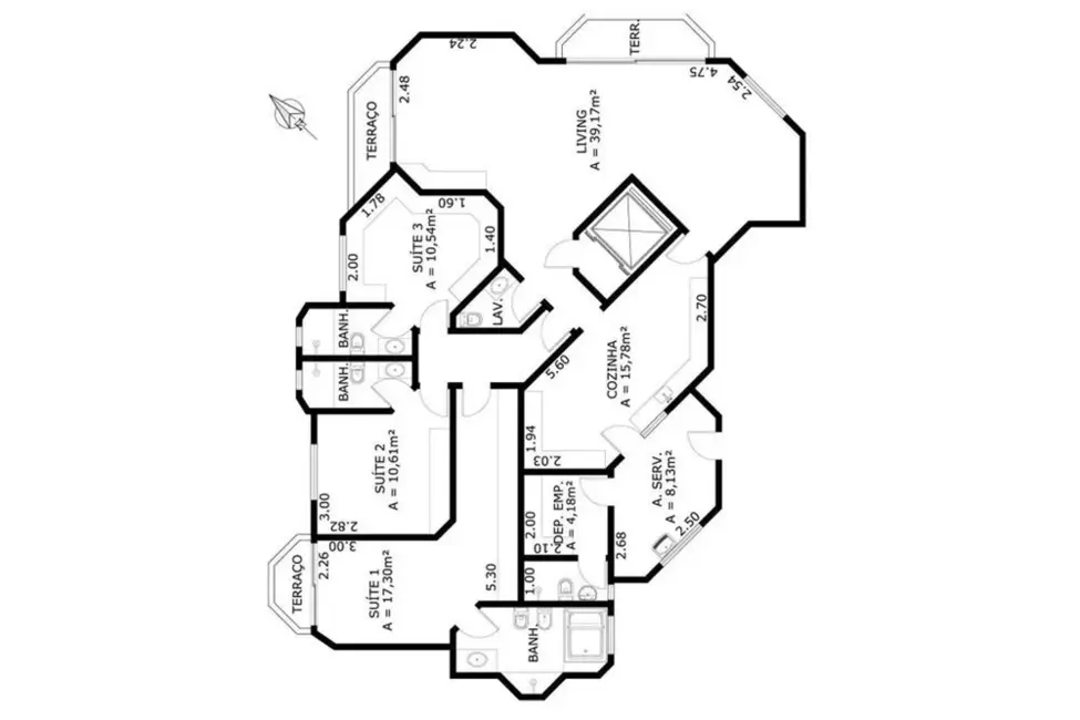 Foto 5 de Apartamento com 3 quartos à venda, 162m2 em Aclimação, São Paulo - SP