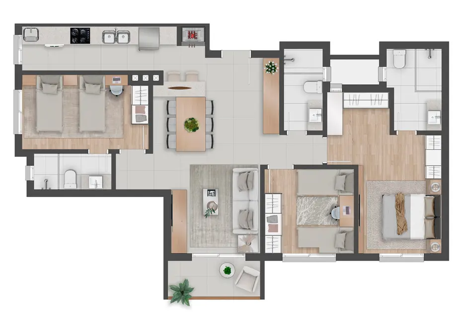 Foto 9 de Apartamento com 2 quartos à venda, 68m2 em Gramado - RS