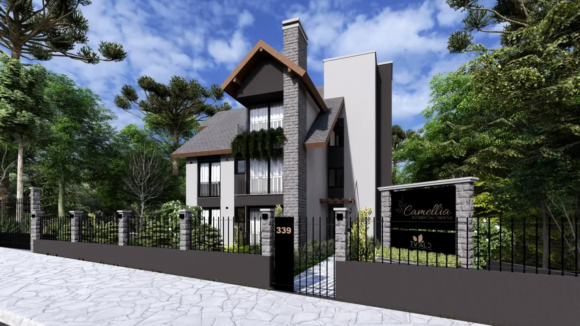 Apartamento com 1 quarto à venda, 66m2 em Gramado - RS - imagem 1 Foto 1 de Apartamento com 1 quarto à venda, 66m2 em Gramado - RS