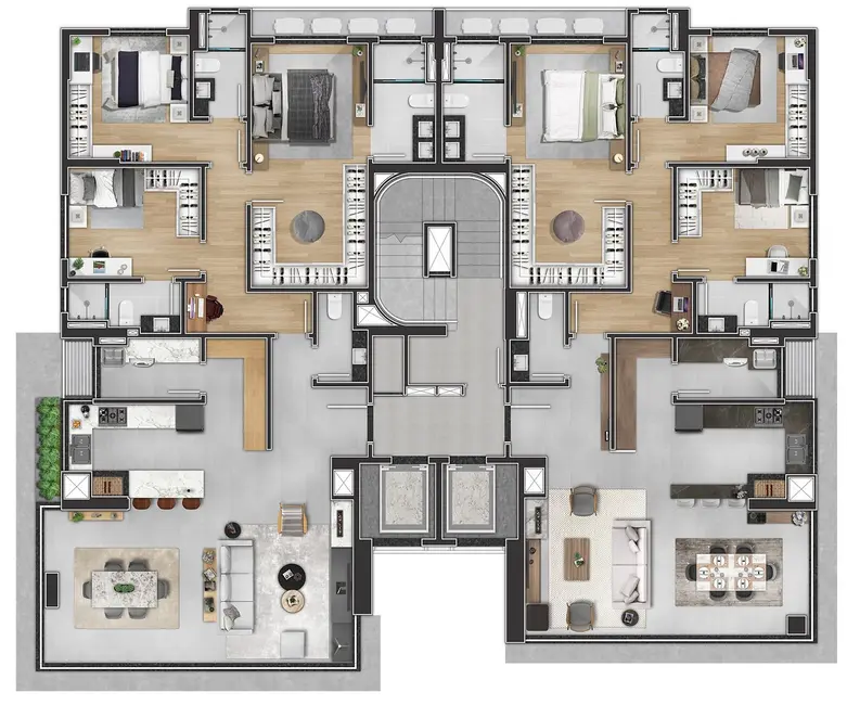 Foto 6 de Apartamento com 3 quartos à venda, 125m2 em Passo Fundo - RS