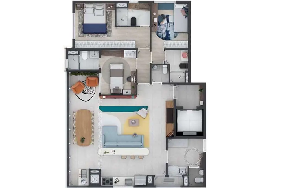 Apartamento com 3 quartos à venda, 121m2 em Moema, São Paulo - SP - imagem 2 Foto 2 de Apartamento com 3 quartos à venda, 121m2 em Moema, São Paulo - SP