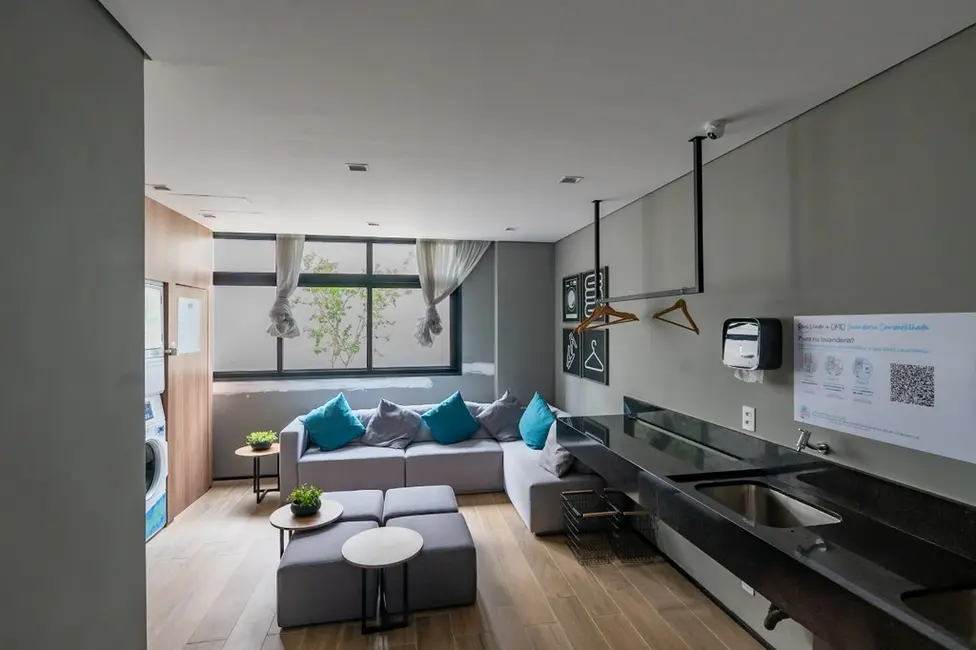 Apartamento com 1 quarto à venda, 26m2 em Pinheiros, São Paulo - SP - imagem 6 Foto 6 de Apartamento com 1 quarto à venda, 26m2 em Pinheiros, São Paulo - SP