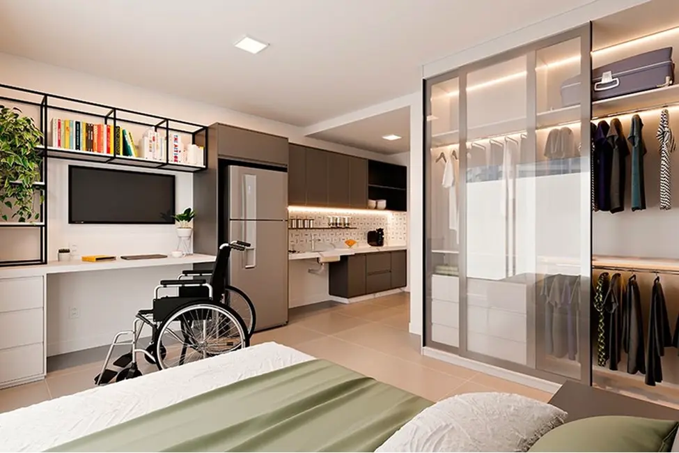 Foto 2 de Apartamento com 1 quarto à venda, 25m2 em Barra Funda, São Paulo - SP