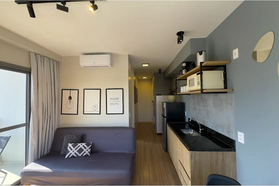 Foto 3 de Apartamento com 1 quarto à venda, 37m2 em Moema, São Paulo - SP