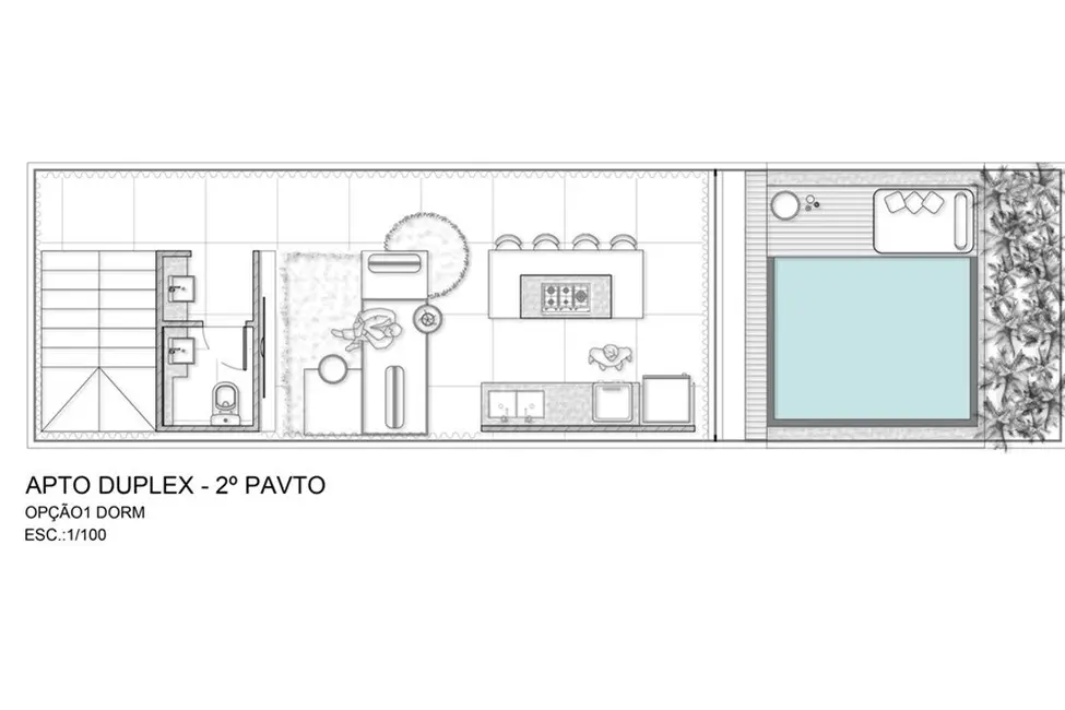 Cobertura com 2 quartos à venda, 119m2 em Vila Madalena, São Paulo - SP - imagem 3 Foto 3 de Cobertura com 2 quartos à venda, 119m2 em Vila Madalena, São Paulo - SP
