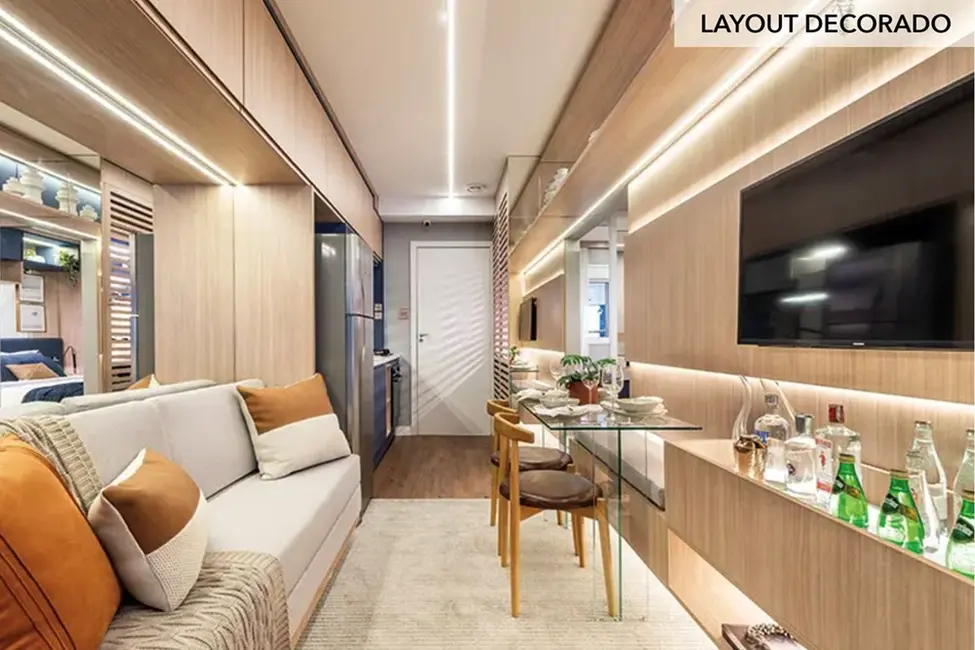 Foto 1 de Apartamento com 1 quarto à venda, 29m2 em Santo Amaro, São Paulo - SP