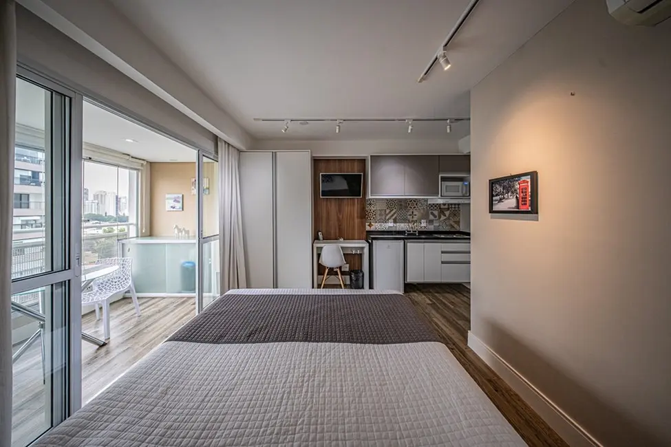 Apartamento com 1 quarto à venda, 26m2 em Campo Belo, São Paulo - SP - imagem 8 Foto 8 de Apartamento com 1 quarto à venda, 26m2 em Campo Belo, São Paulo - SP