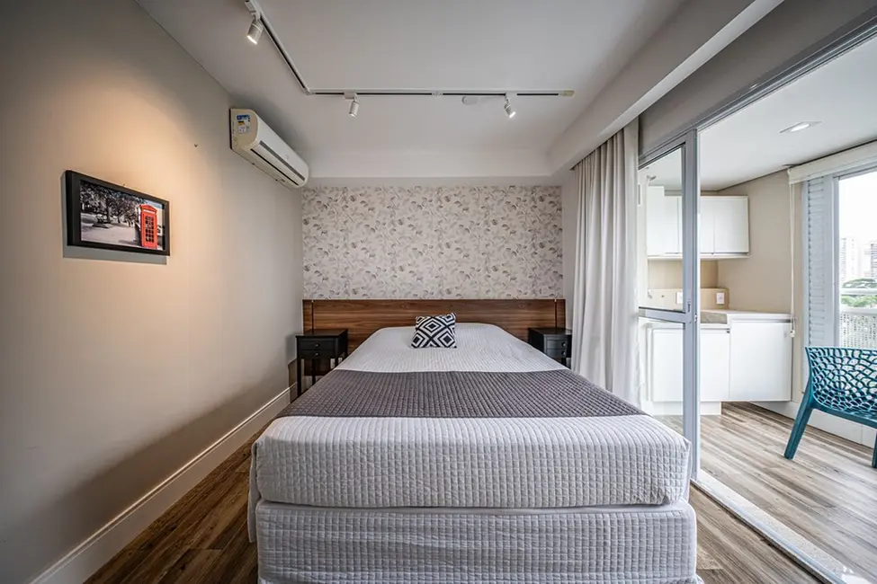Apartamento com 1 quarto à venda, 26m2 em Campo Belo, São Paulo - SP - imagem 4 Foto 4 de Apartamento com 1 quarto à venda, 26m2 em Campo Belo, São Paulo - SP