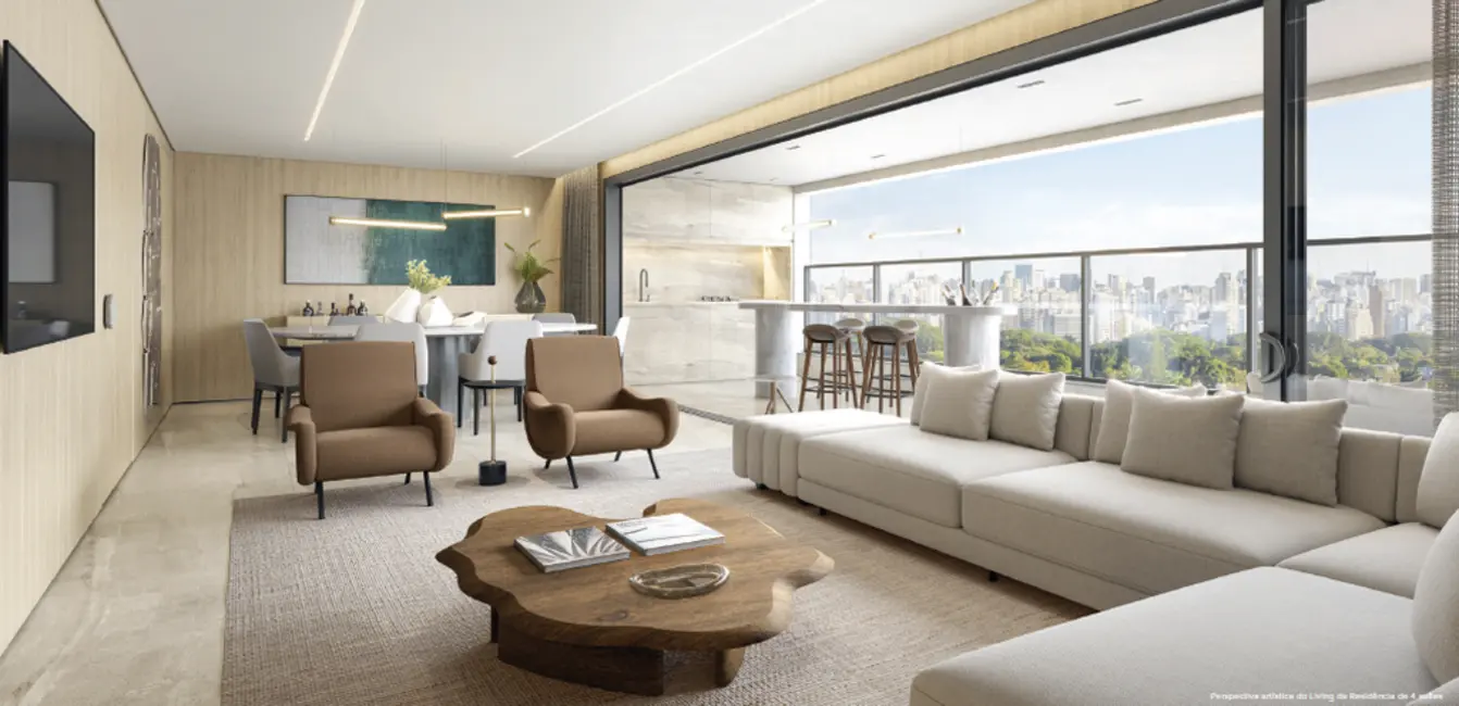 Apartamento com 4 quartos à venda, 255m2 em Higienópolis, São Paulo - SP - imagem 8 Foto 8 de Apartamento com 4 quartos à venda, 255m2 em Higienópolis, São Paulo - SP