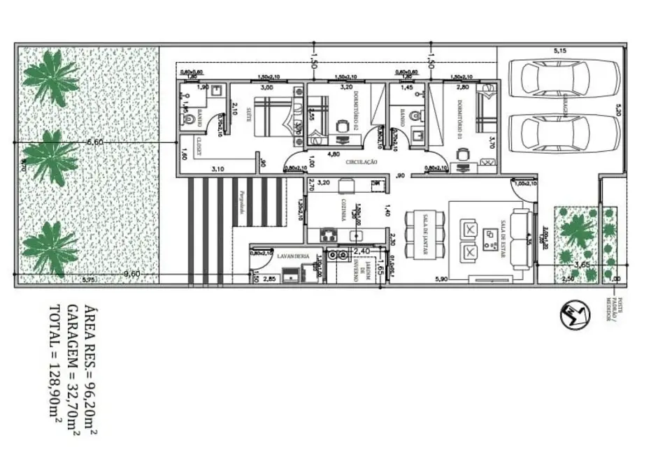 Foto 2 de Casa com 3 quartos à venda, 129m2 em Alpes do Cruzeiro, Itatiba - SP