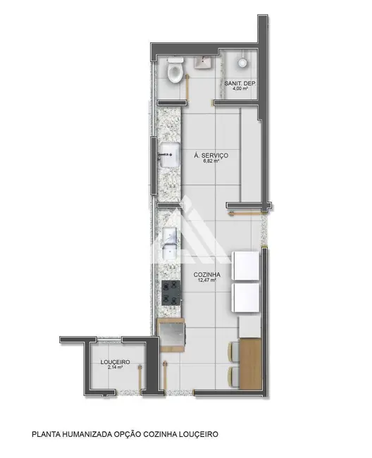 Apartamento com 3 quartos à venda, 121m2 em Feira De Santana - BA - imagem 9 Foto 9 de Apartamento com 3 quartos à venda, 121m2 em Feira De Santana - BA