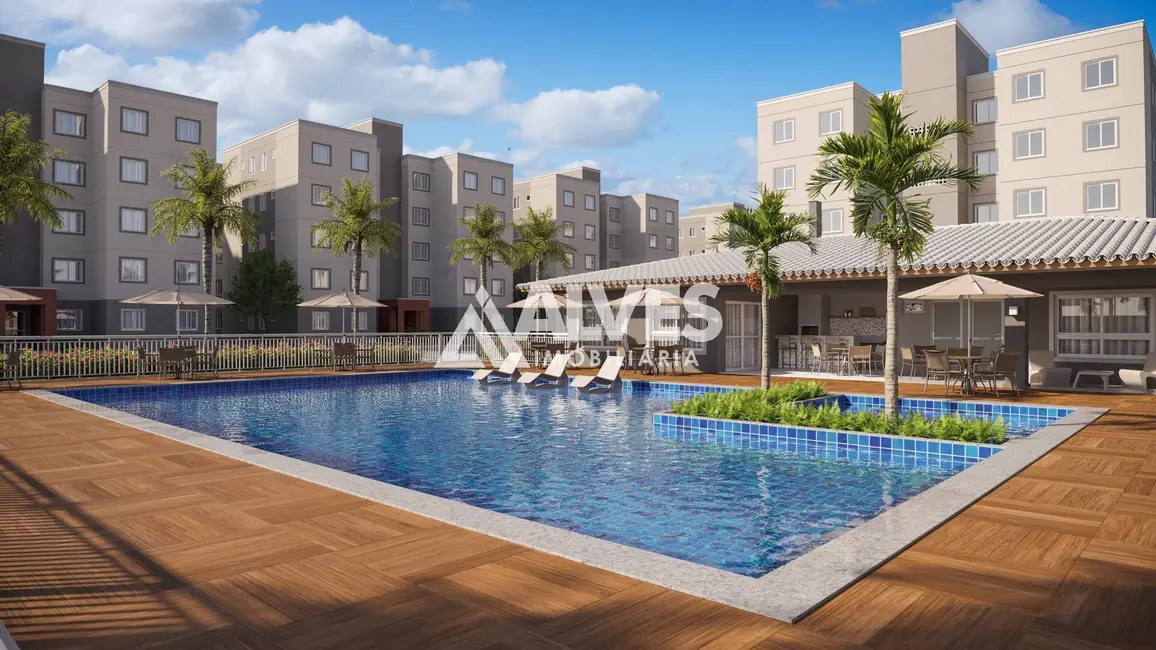 Foto 1 de Apartamento com 2 quartos à venda, 46m2 em Registro, Feira De Santana - BA