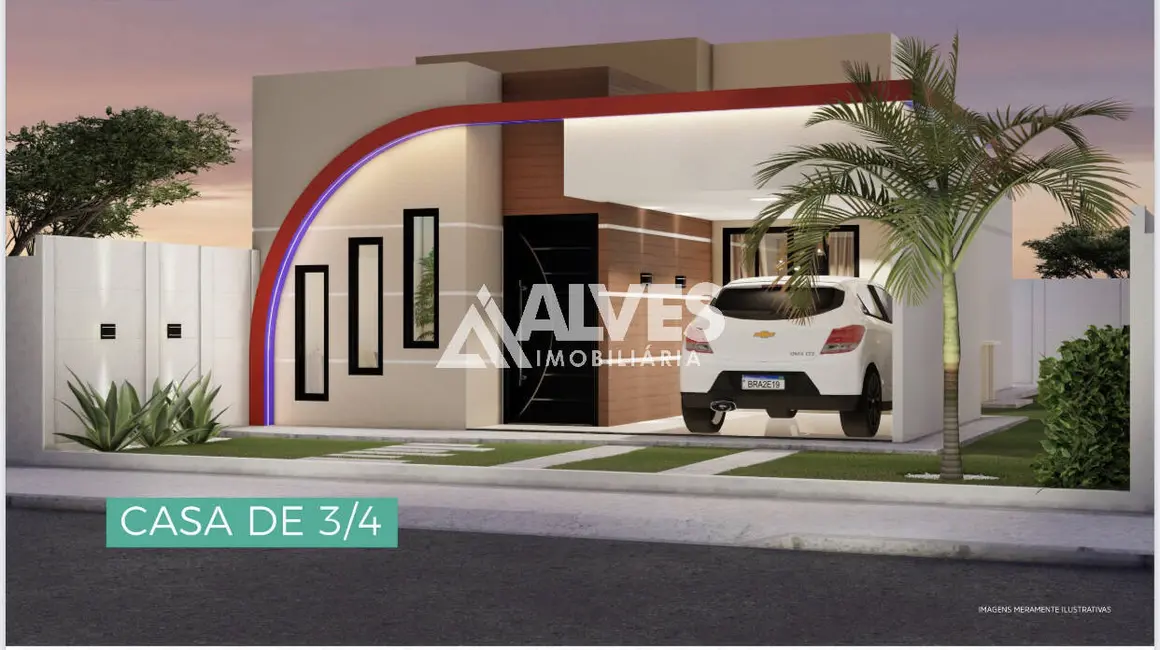 Foto 2 de Casa de Condomínio com 3 quartos à venda, 107m2 em Campo Limpo, Feira De Santana - BA