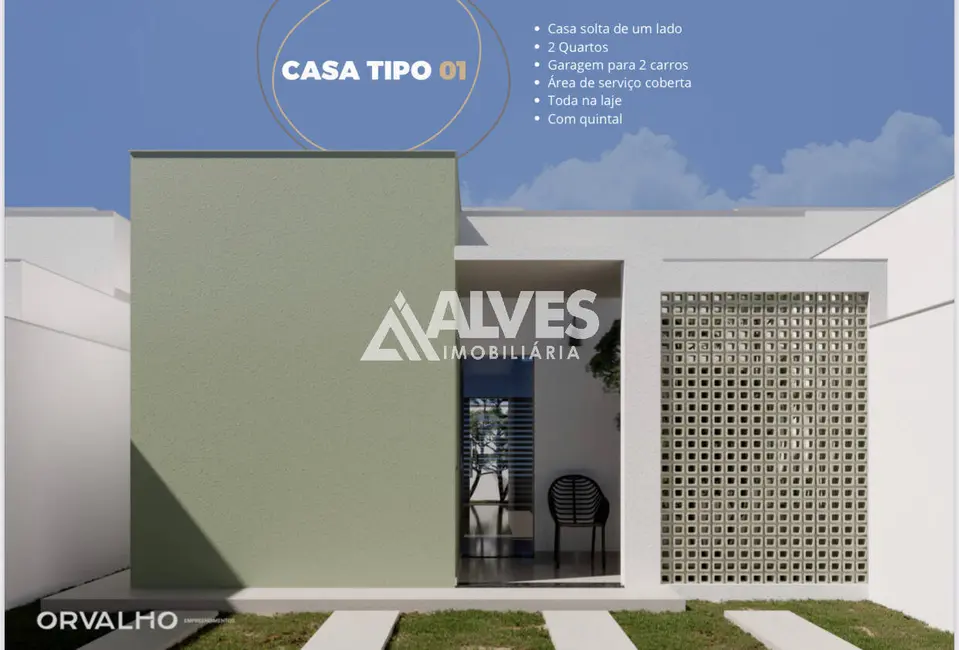 Foto 1 de Casa com 2 quartos à venda, 57m2 em Campo Limpo, Feira De Santana - BA