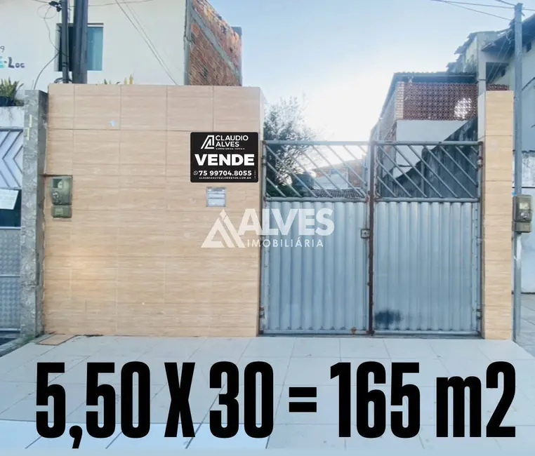 Foto 1 de Terreno / Lote à venda, 165m2 em Ponto Central, Feira De Santana - BA