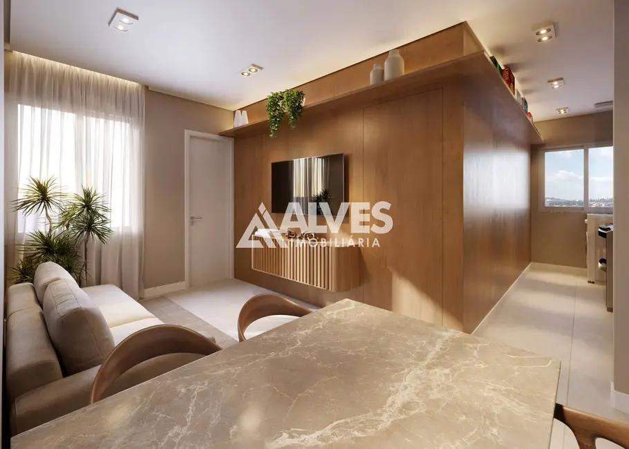 Foto 4 de Apartamento com 2 quartos à venda, 43m2 em Papagaio, Feira De Santana - BA