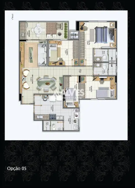 Foto 9 de Apartamento com 3 quartos para alugar, 100m2 em Santa Mônica, Feira De Santana - BA