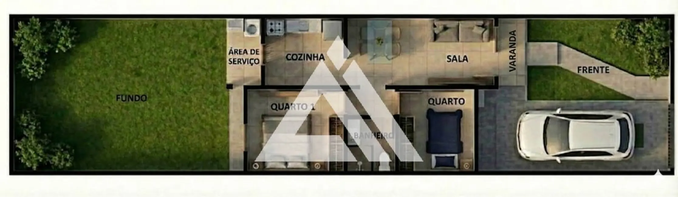Foto 9 de Casa com 2 quartos à venda, 47m2 em Feira De Santana - BA