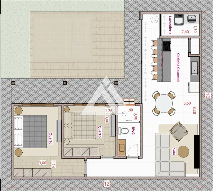 Foto 9 de Chácara com 3 quartos à venda, 452m2 em Feira De Santana - BA