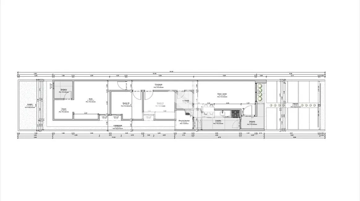 Foto 3 de Casa com 3 quartos à venda, 165m2 em Feira De Santana - BA